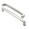 Cauldham Solid Kitchen Cabinet Handles (7-1/2" Hole Centers) - Drawer/Door Hardware - Style T765 - Satin Nickel